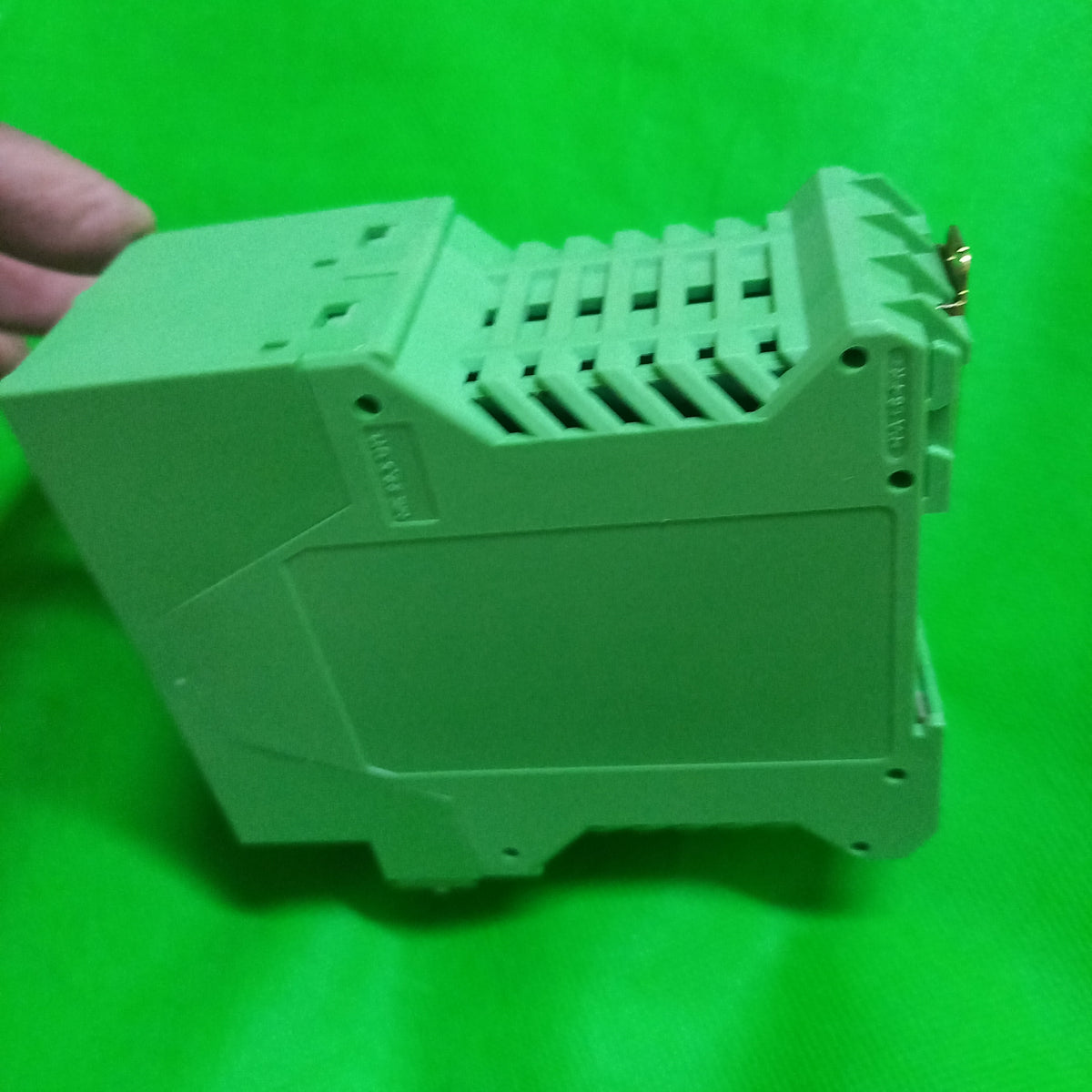 Right side view from bottom no sticker on this side FL SWITCH 5TXZF - Industrial Ethernet Switch Phoenix 2832894