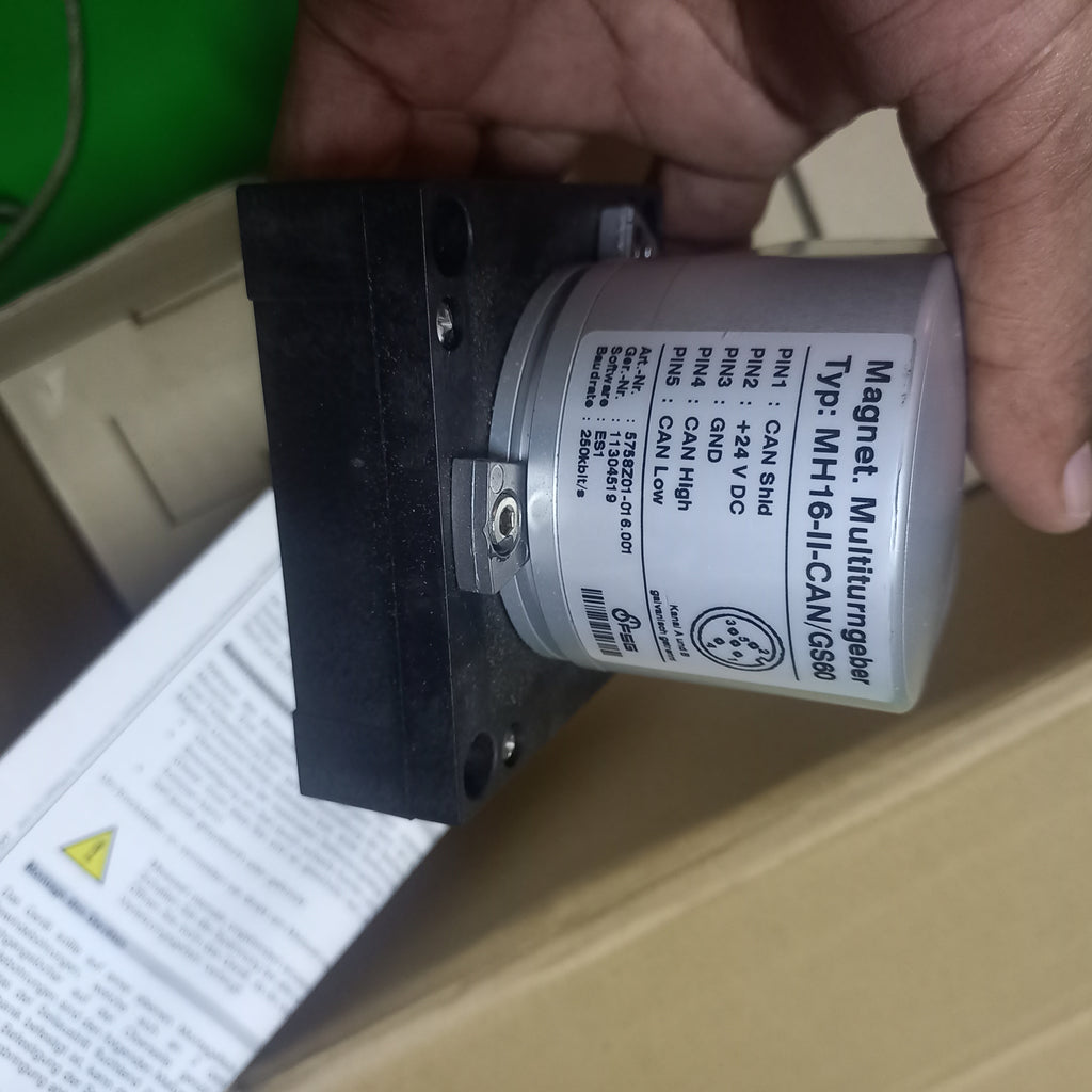 FSG Draw Wire Encoder SL3500, SL003500-MH 16-ll Fitted MH-II-GS60 Safety Encoder