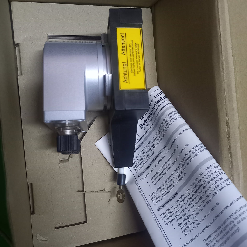 FSG Draw Wire Encoder SL3500, SL003500-MH 16-ll Fitted MH-II-GS60 Safety Encoder