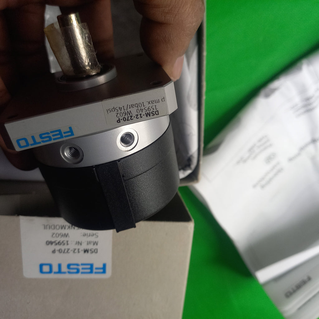 Festo Swivel module DSM-12-270-P Part number: 159540 With spigot shaft & fixed stop