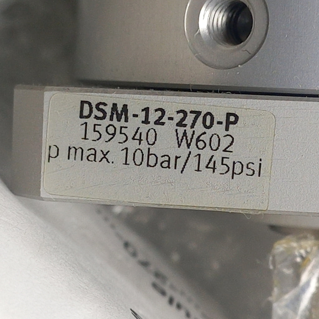 Festo Swivel module DSM-12-270-P Part number: 159540 With spigot shaft & fixed stop