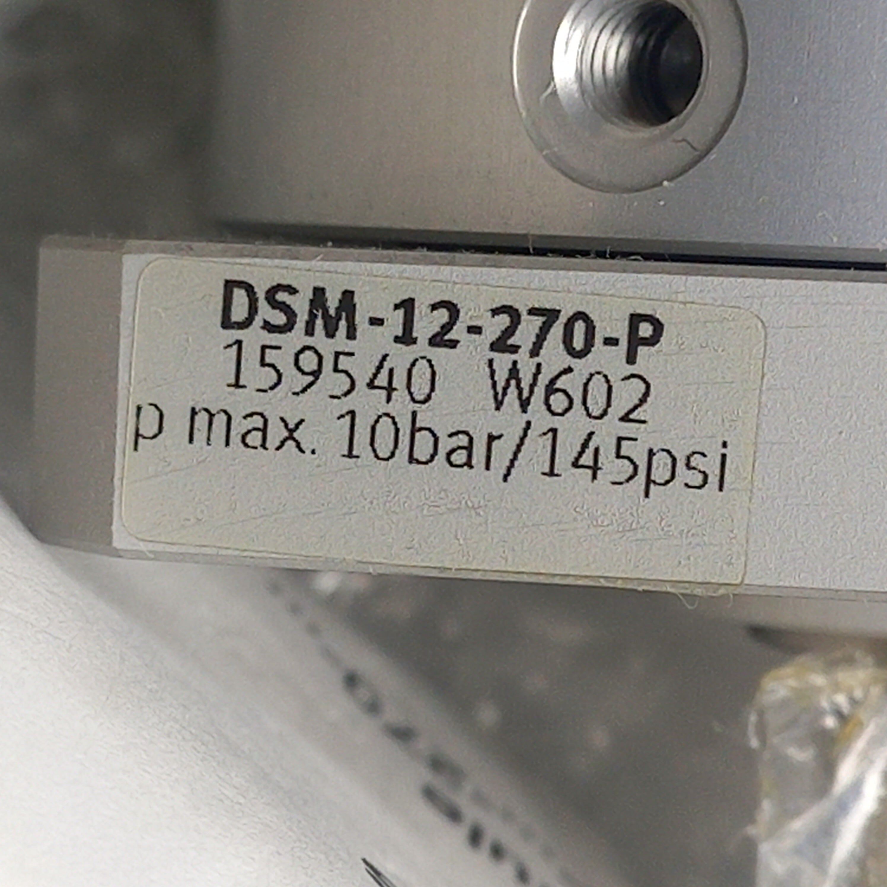 Festo Swivel module DSM-12-270-P Part number: 159540 With spigot shaft & fixed stop