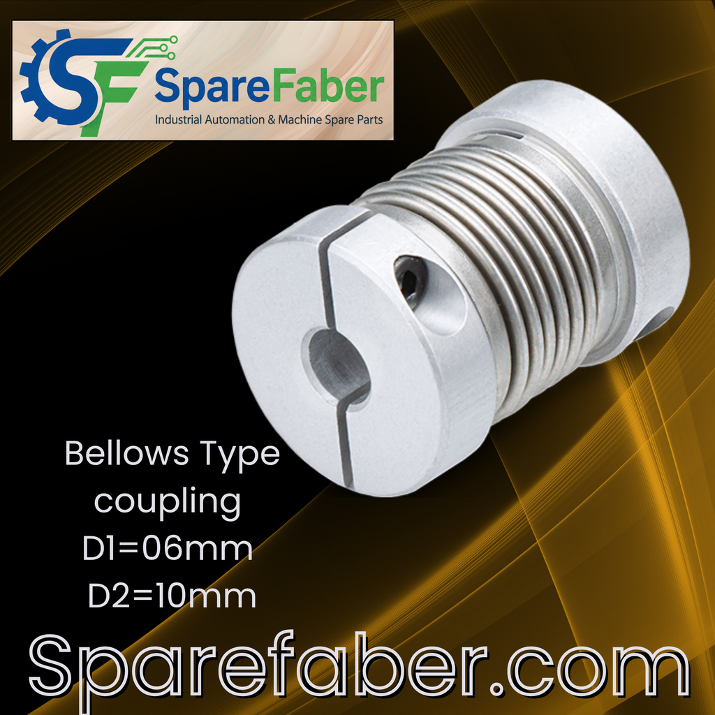 Encoder Coupling - Bellows Type coupling (D1=06mm / D2=10mm)