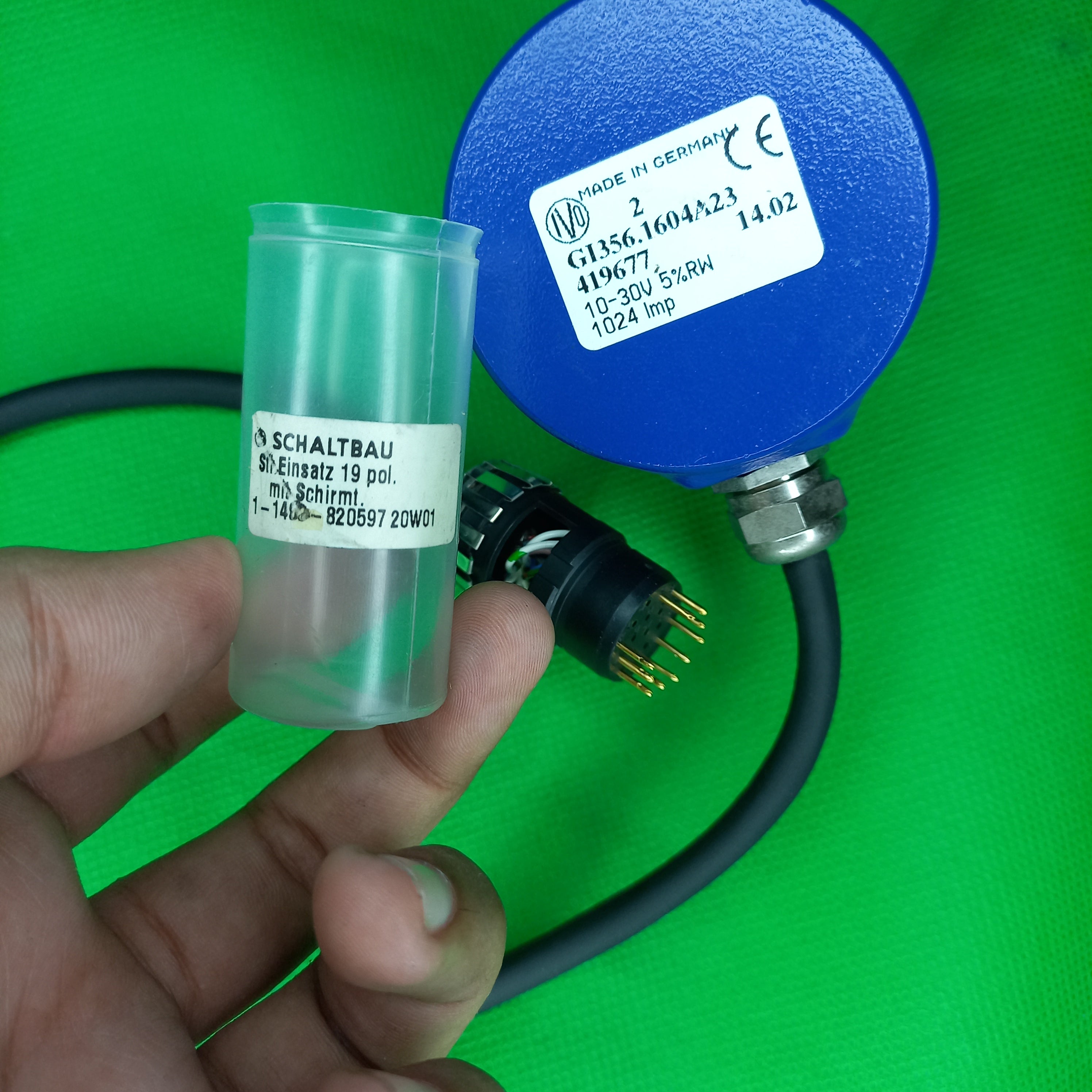 IVO BAUMER GI 356 Encoder | Ready Stock | 1024 Imp | 10-30VDC| 6mm Shaft | HTL
