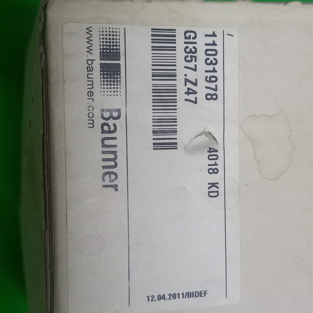 Baumer GI357 | SIL2 (Safety Integrity Level 2) 250imp, 12mm, HTL