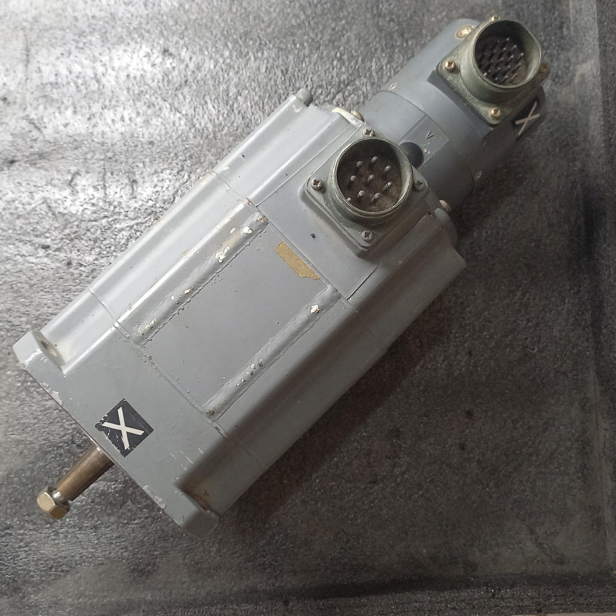 HA 80C-S permanent Magnet AC Servo Motor , MFG DWG Z637260, Mitsubishi Electric Corporation Japan