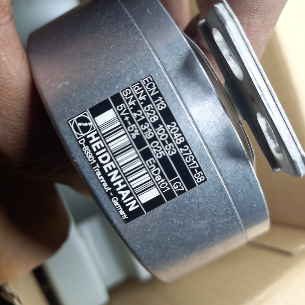 Specification Technical Details Sticker on Heidenhain encoder ECN 113 2048 27S17-58 Id.Nr. 528 100-53