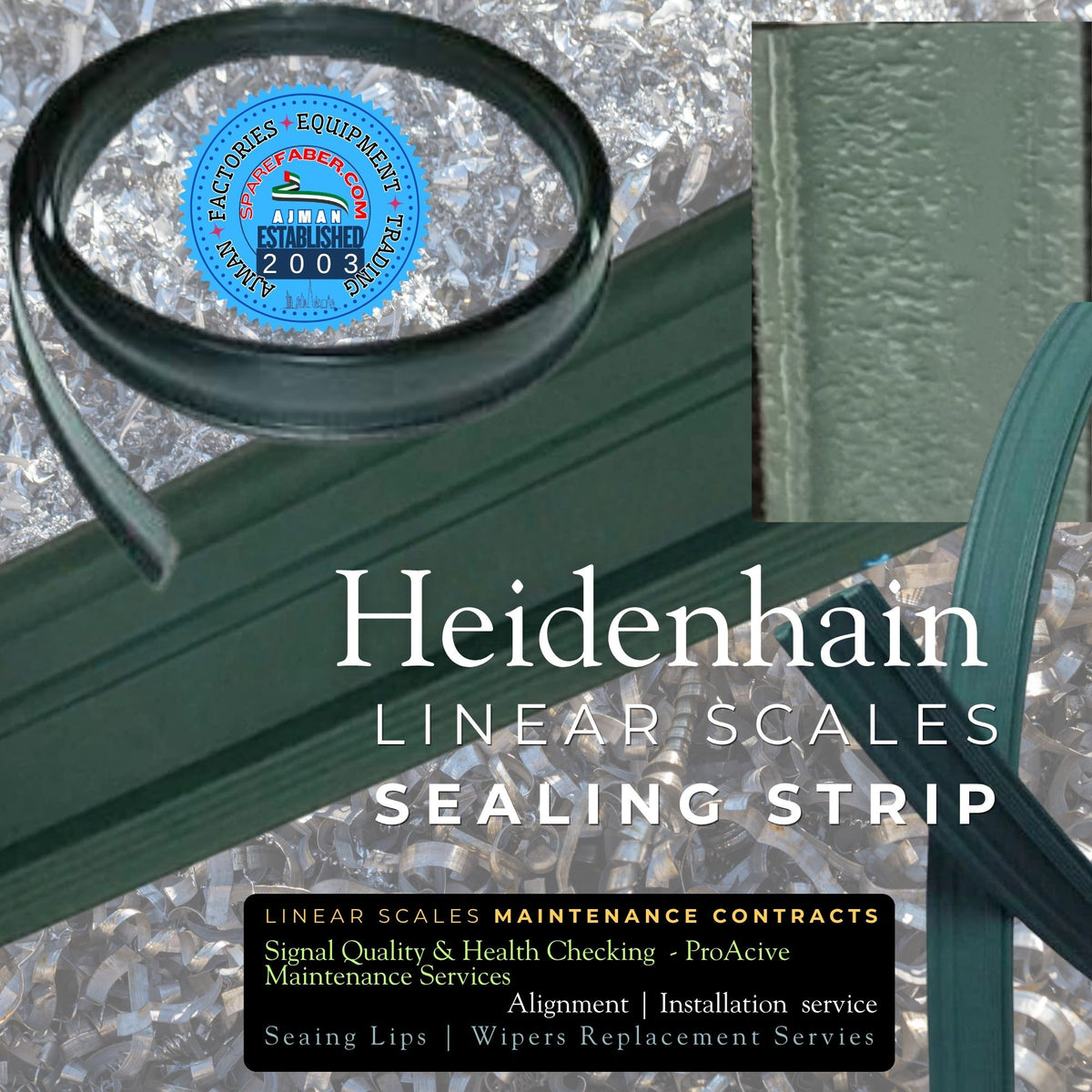 HEIDENHAIN LS803 Seal & Dust Lip Replacement Service