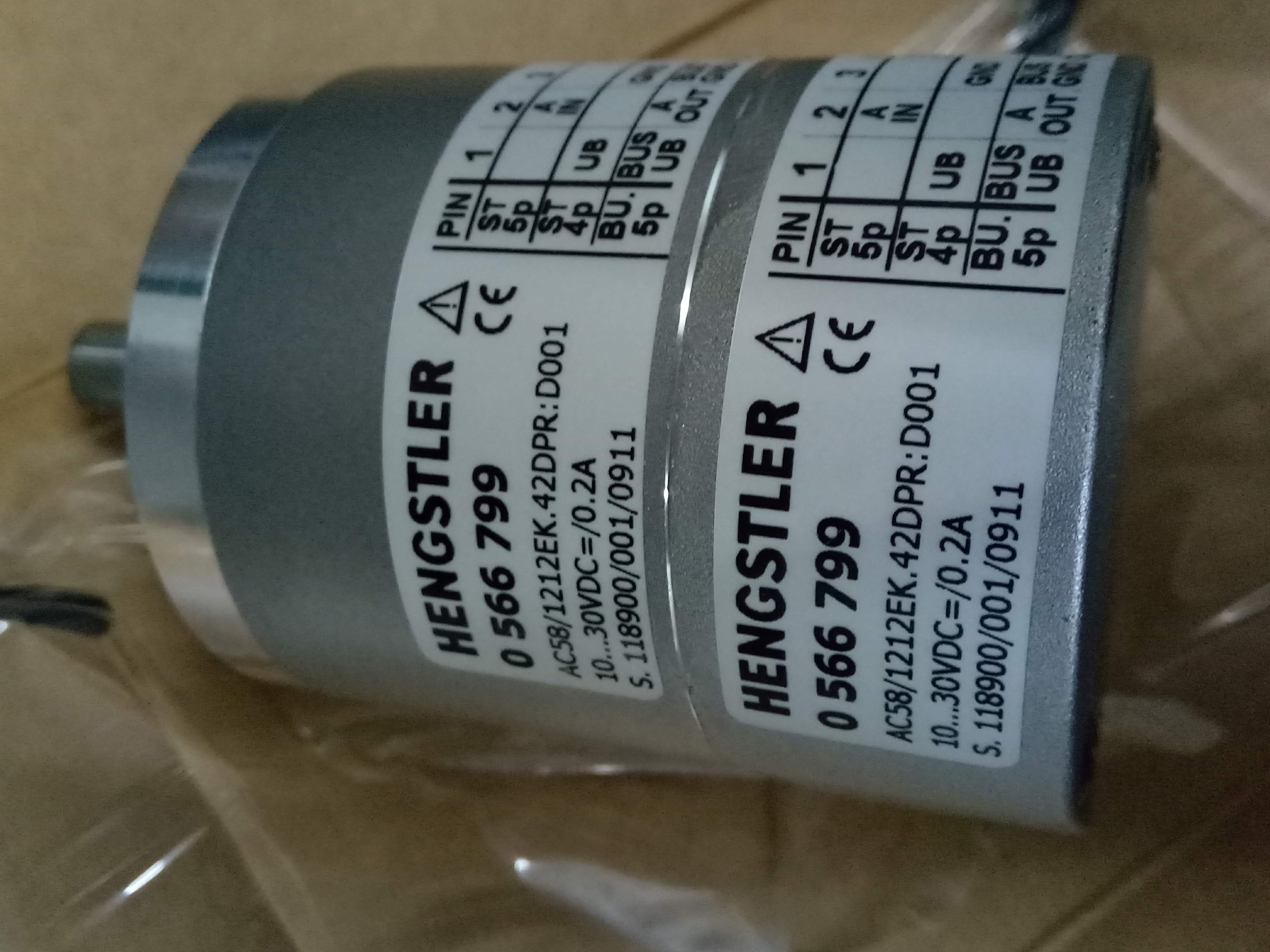 HENGSTLER 0 566 799 | 10mm Shaft,Profibus 12bit MT+12Bit ST Absolulte Encoder