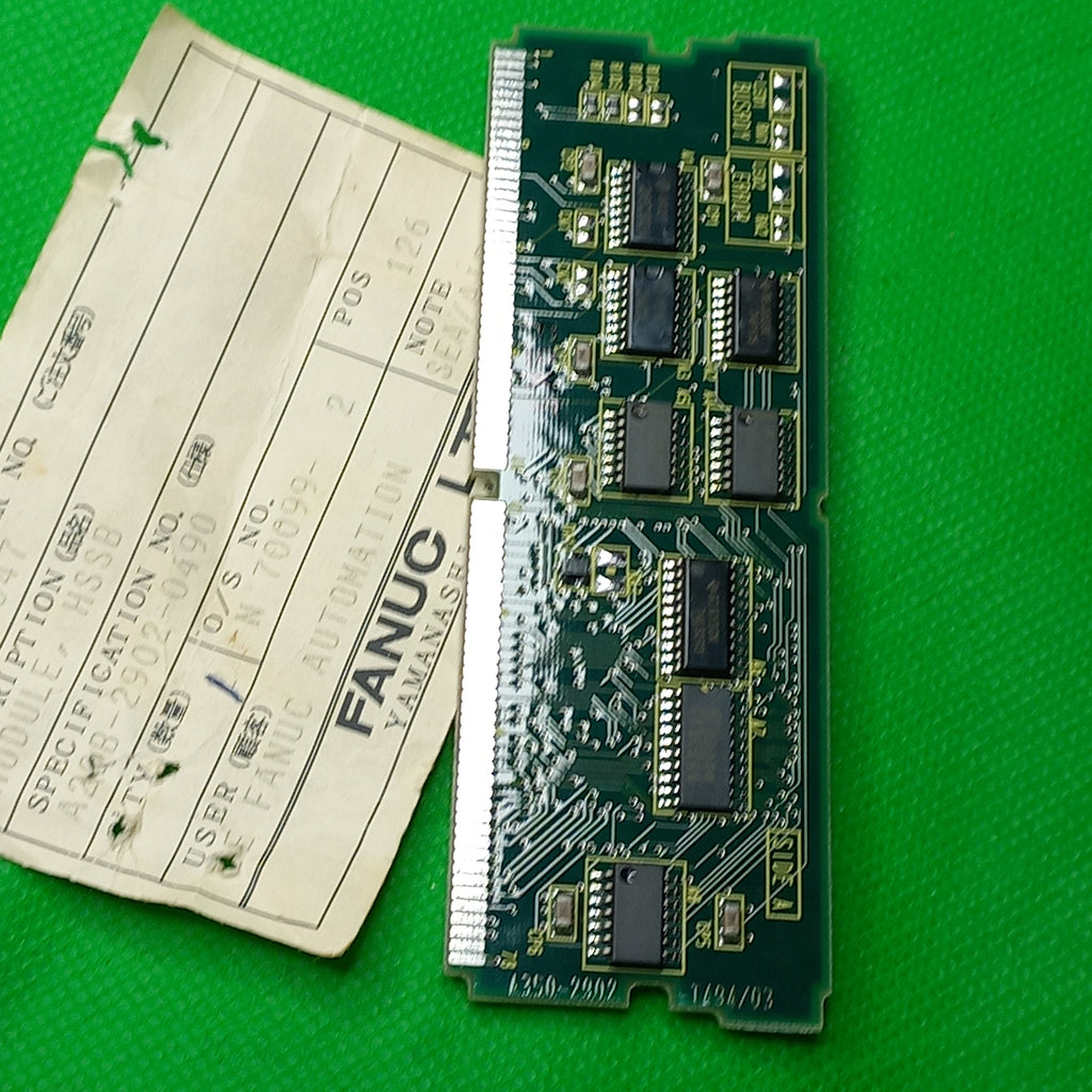 Fanuc HSSB Module &nbsp;A20B-2902-0490 /04B | A350-2902-T494 /03

Part Number A20B-2902-0490/04B A FANUC High-Speed Serial Bus (HSSB) graphic CRT control module PCB