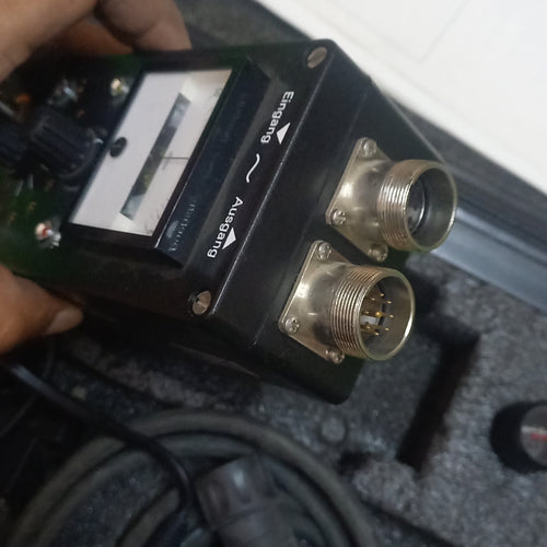 Connectors with center pin and 9 pins  ,Heidenhain Encoder Health Tester PWM7 ID. Nr. 254 59901. with KST2 | FST2 and power Supply.,

Encoder Diagnostic Set : ID. Nr. 254 59901.,

with PWM7 Diagnostic Tester 249 678 01 |, FST2 Short circuit Tester : 249 697 01 |,KST2 Short circuit Tester : 253 841 01

along with Power supply : PWM 7 : 255 770 01 in a, CASE. with Operating instructions.,