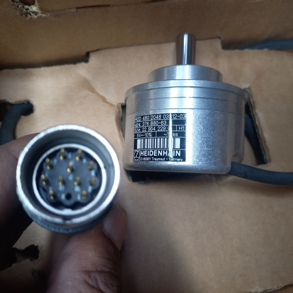 connector with cable and encoder body of Heidenhain ROD480 2048 03S12-03, ID 376 880-63 5V~1Vss