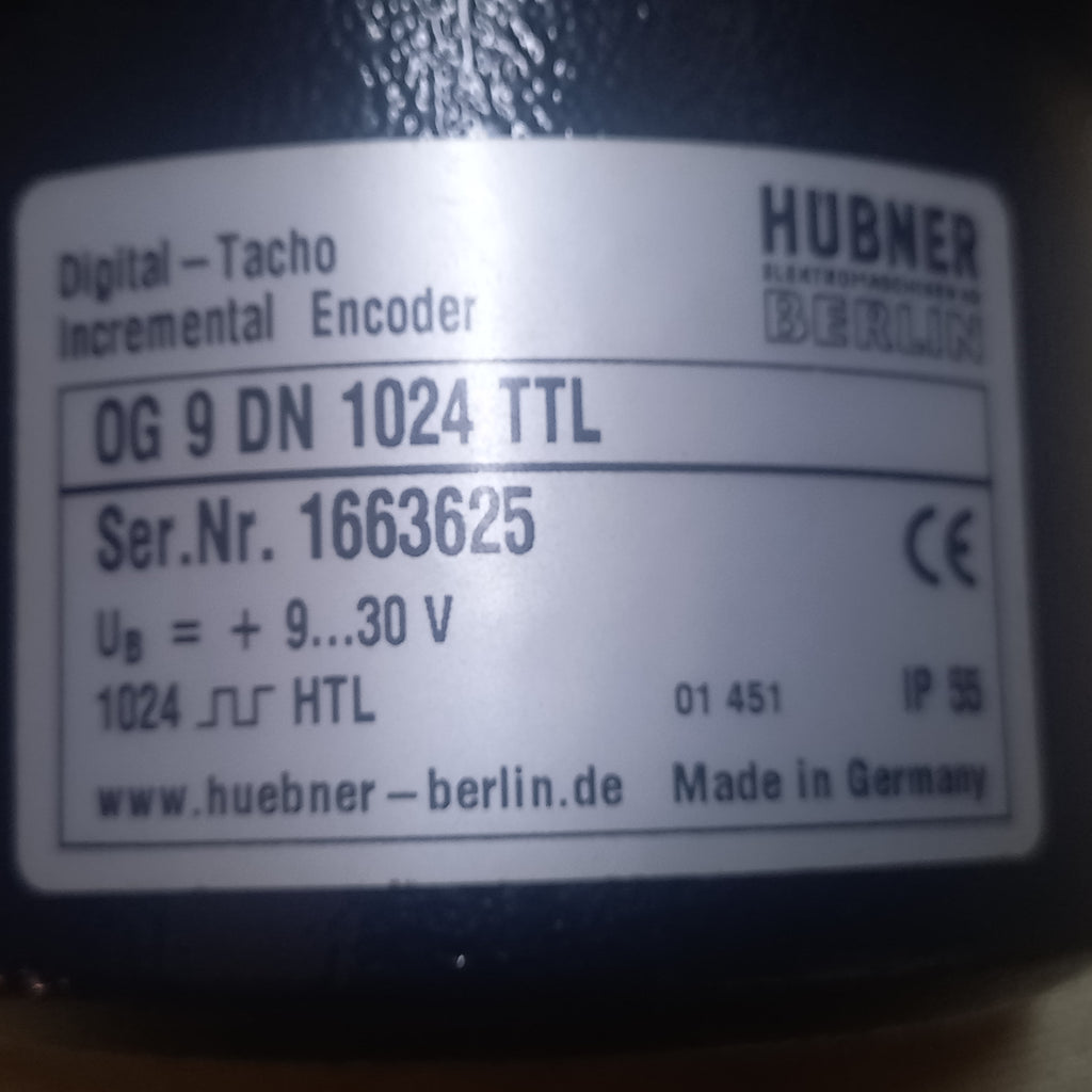 Hubner OG 9 DN 1024 TTL | OG9DN1024TTL | 5 VDC / output TTL/RS422