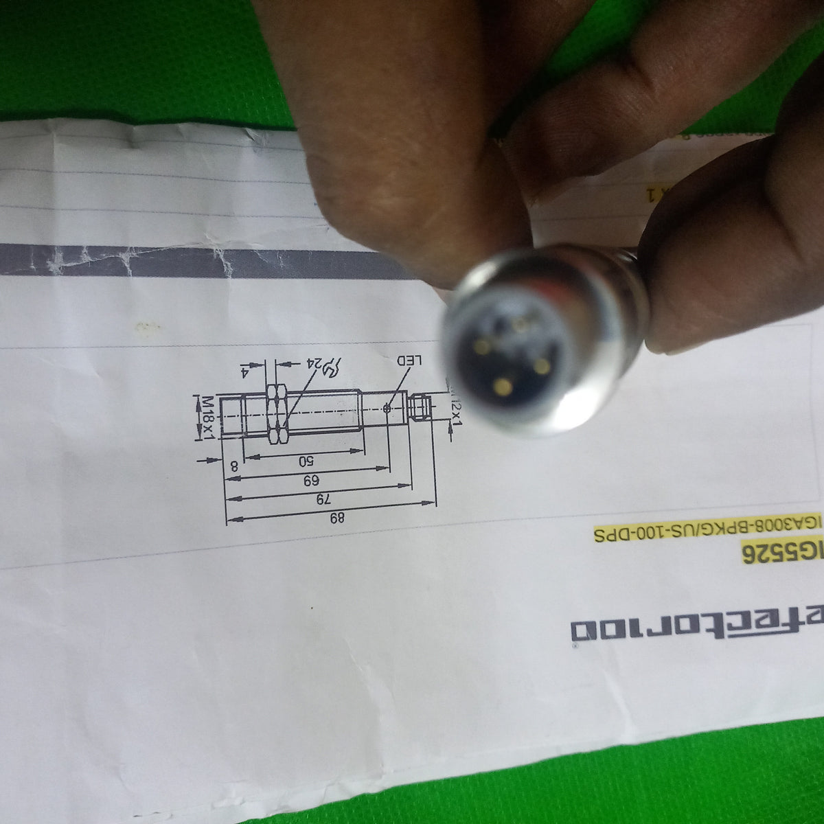 IG5526,IGA3008-BPKG/US-104_18mm, PNPNO Connector photo
