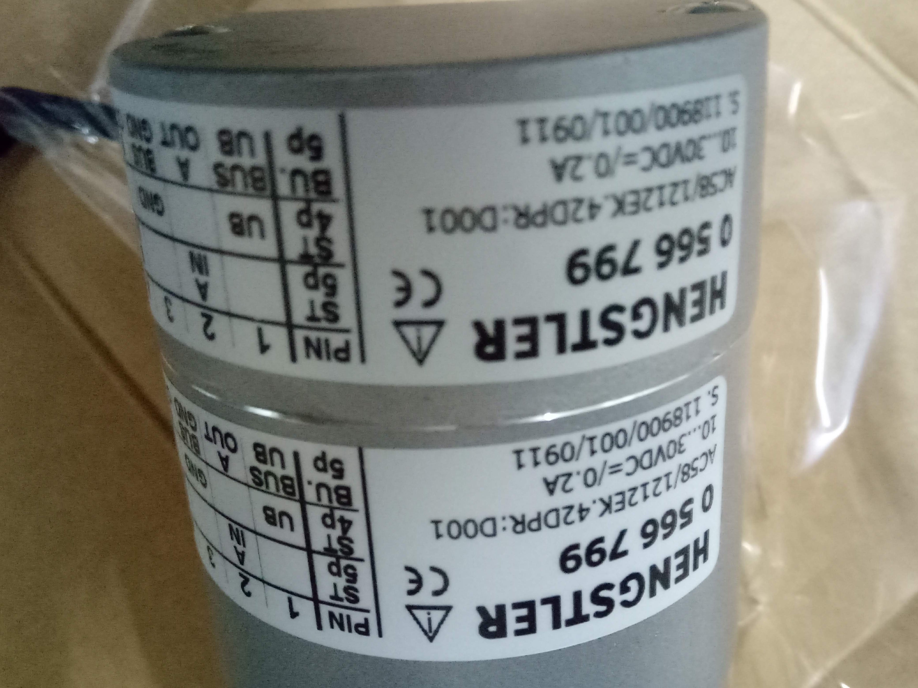 HENGSTLER 0 566 799 | 10mm Shaft,Profibus 12bit MT+12Bit ST Absolulte Encoder