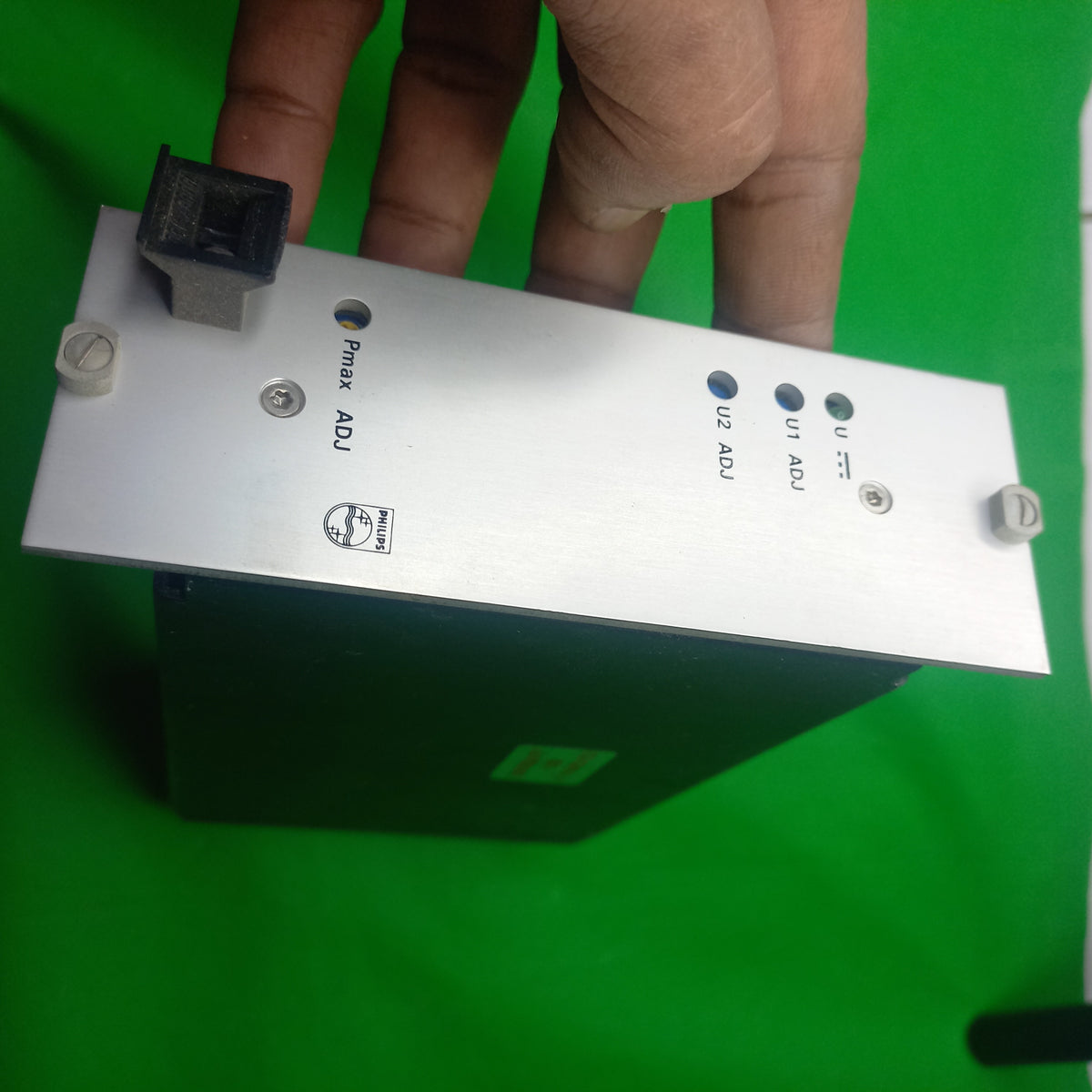 Front panel of Philips PE 4113/01 U,  NC 8415 041 13011 , PE4113/01 U Power supply with Adj and LED diagnosis