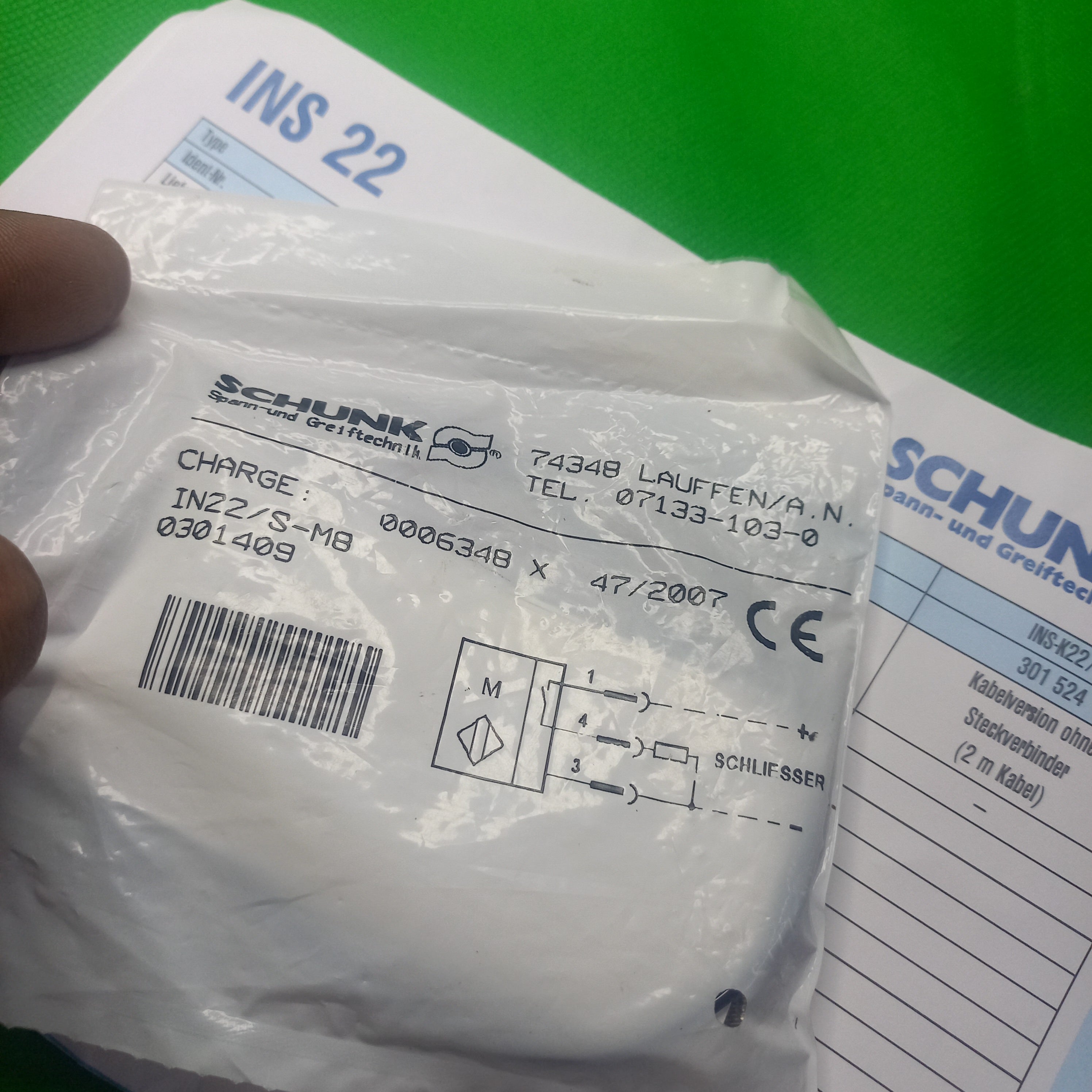 IN22/S-M8 301409 Schunk