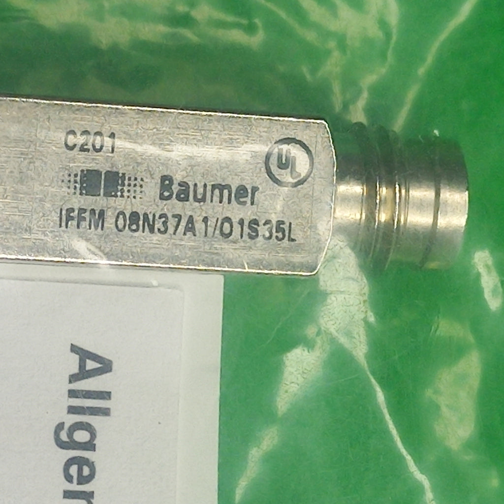 Baumer sensor Miniature Rectangular IFFM 08N37A1/O1S35L Article number: 10159800, NPN NC inside packet 
