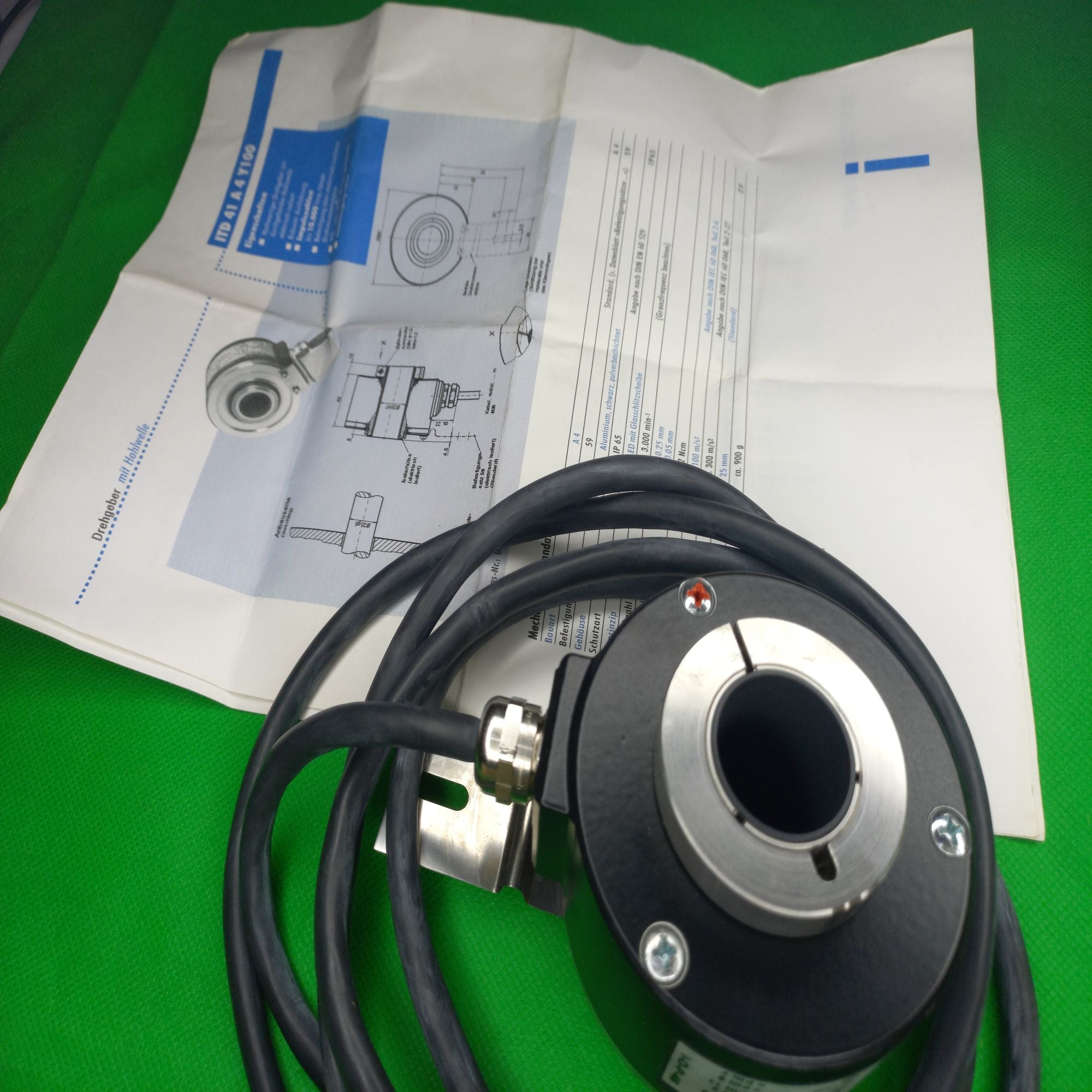 Encoder ITD 41 A 4 Y100 | Ready Stock | 2500 PPR | Hollow 25mm