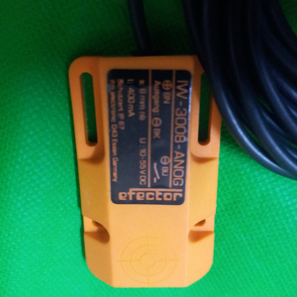  IFM sensor specification sticker NPN NO 8mm IW5030
Inductive sensor
IW-3008-ANOG c