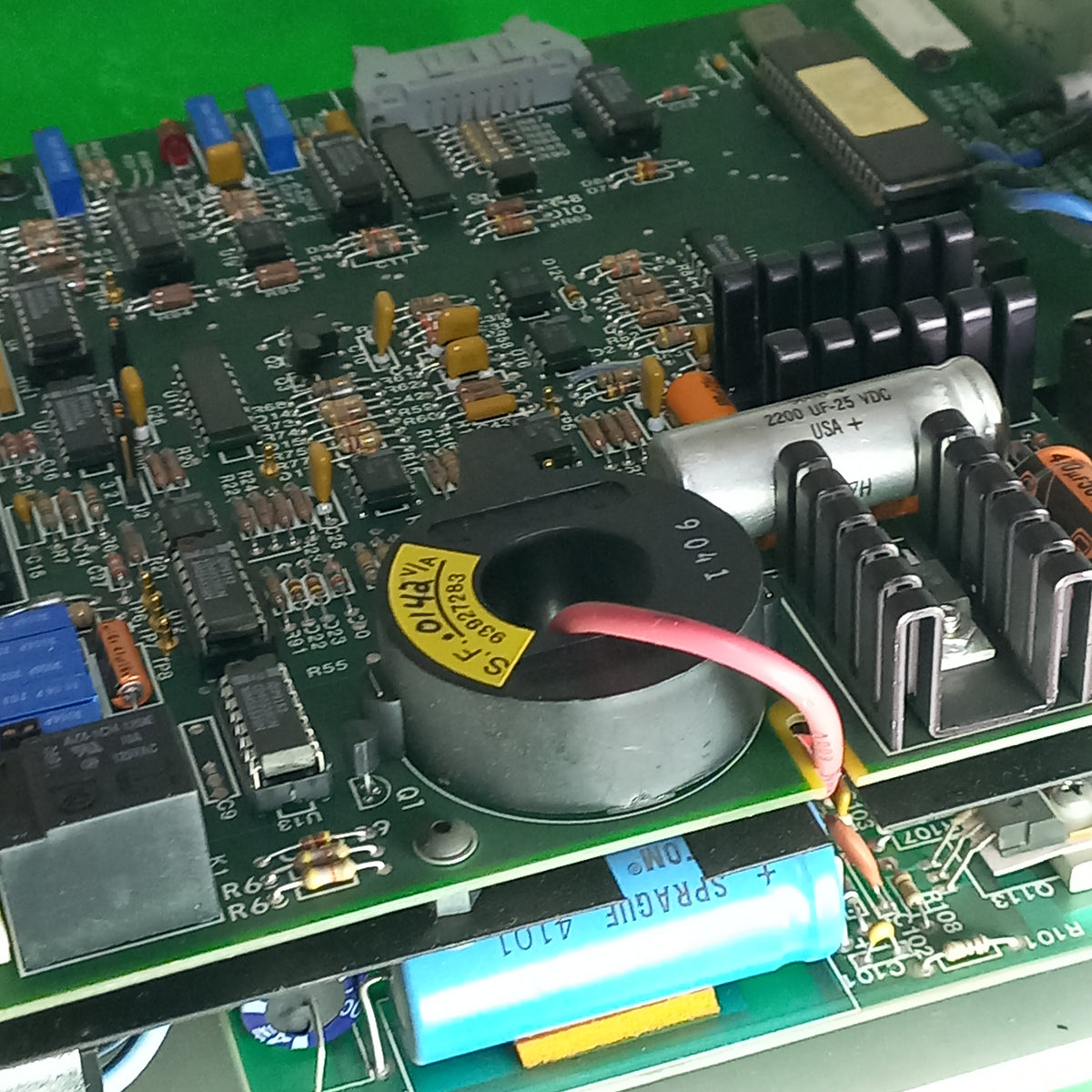 Zoomed view of Main PCB Of Ingresoll-Rand IR 12-27-97 D.C. Motor System 93972693