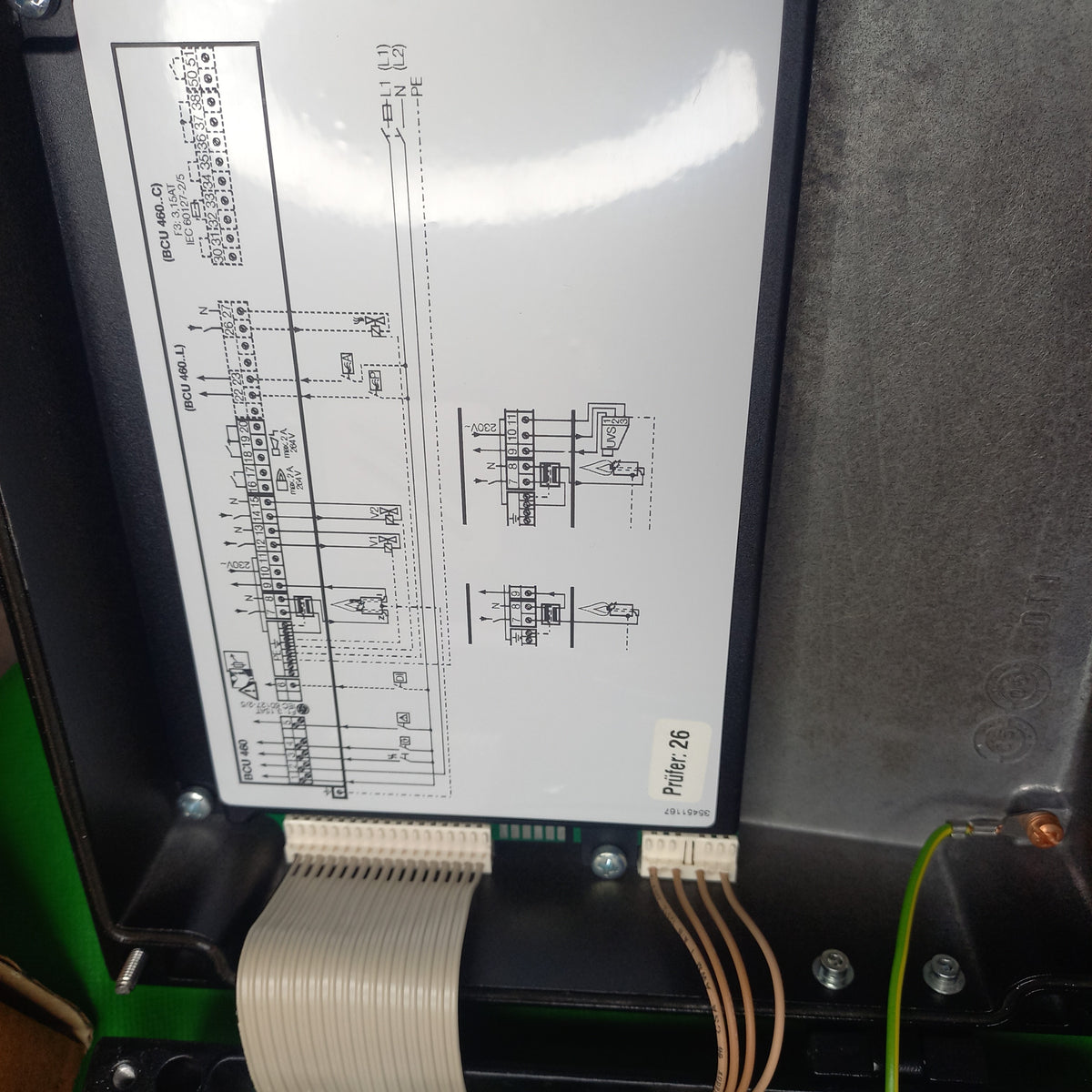 OPENED the Box of burner controller inside photo Kromschröder (NOW HONEYWELL) BCU460 10/2W1GBS4, 84631656
For burners in intermittent operation or in continuous operation
