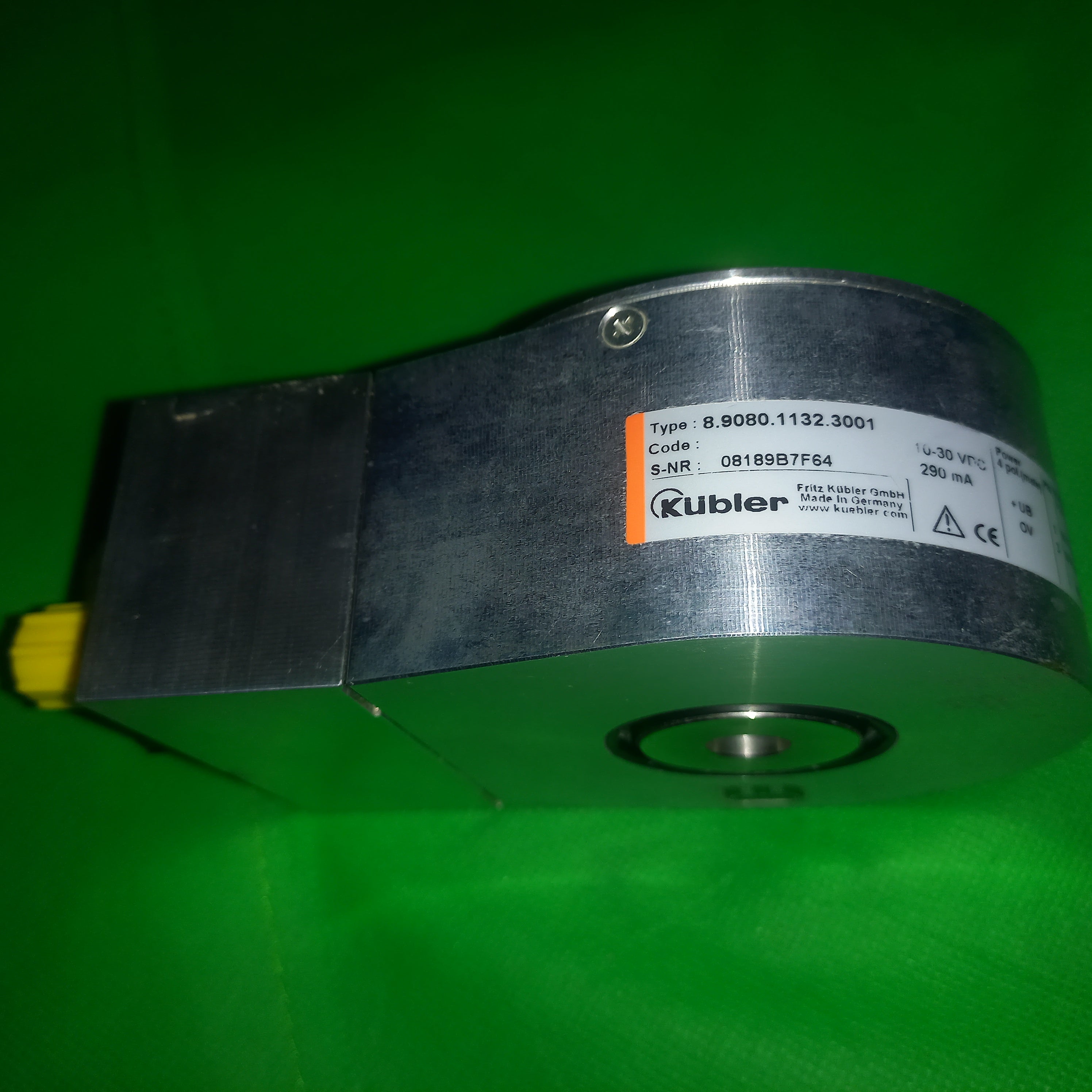 Kubler 9080 Profibus DP Dia 12mm Encoder 8.9080.1132.3001, 13 bits ST x 12 bits MT