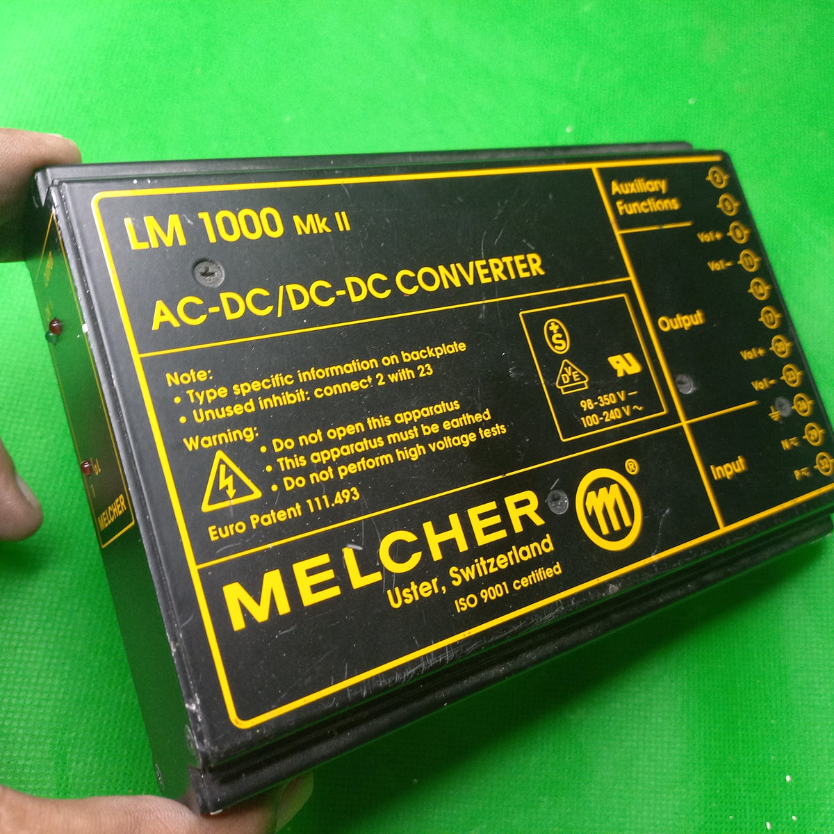 Melcher LM 1000 MK II AC-DC/DC-DC Converter / Netzteil