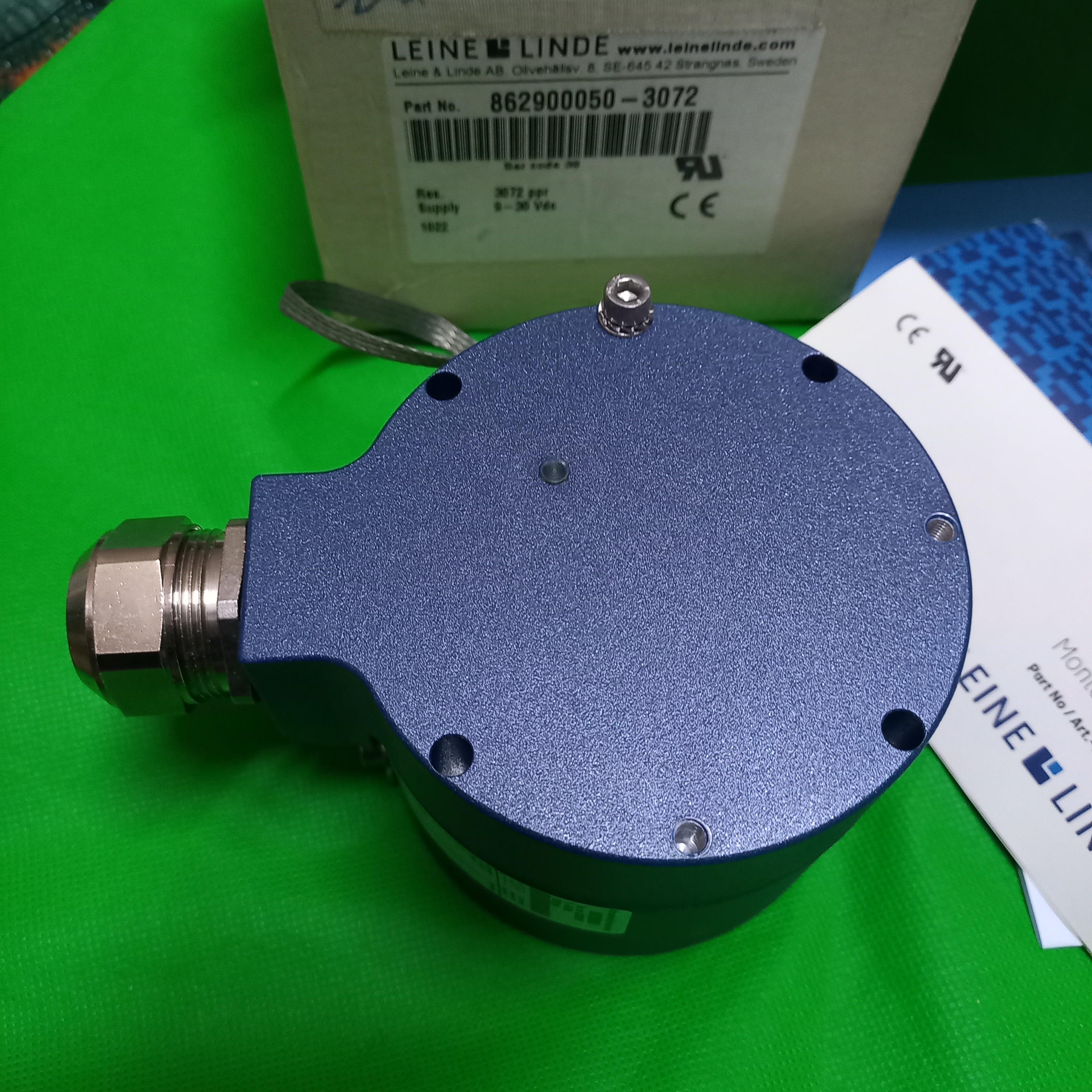 Leine Linde  Encoder| 862 Series | HCHTL interface| 3072 PPR | Hollow Dia 16mm | 8-30 VDC |