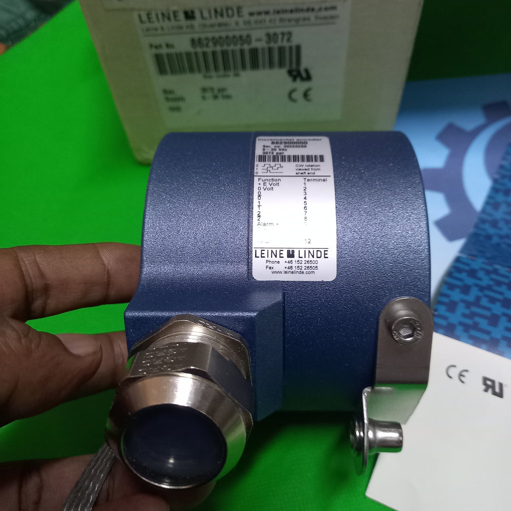 Leine Linde  Encoder| 862 Series | HCHTL interface| 3072 PPR | Hollow Dia 16mm | 8-30 VDC |