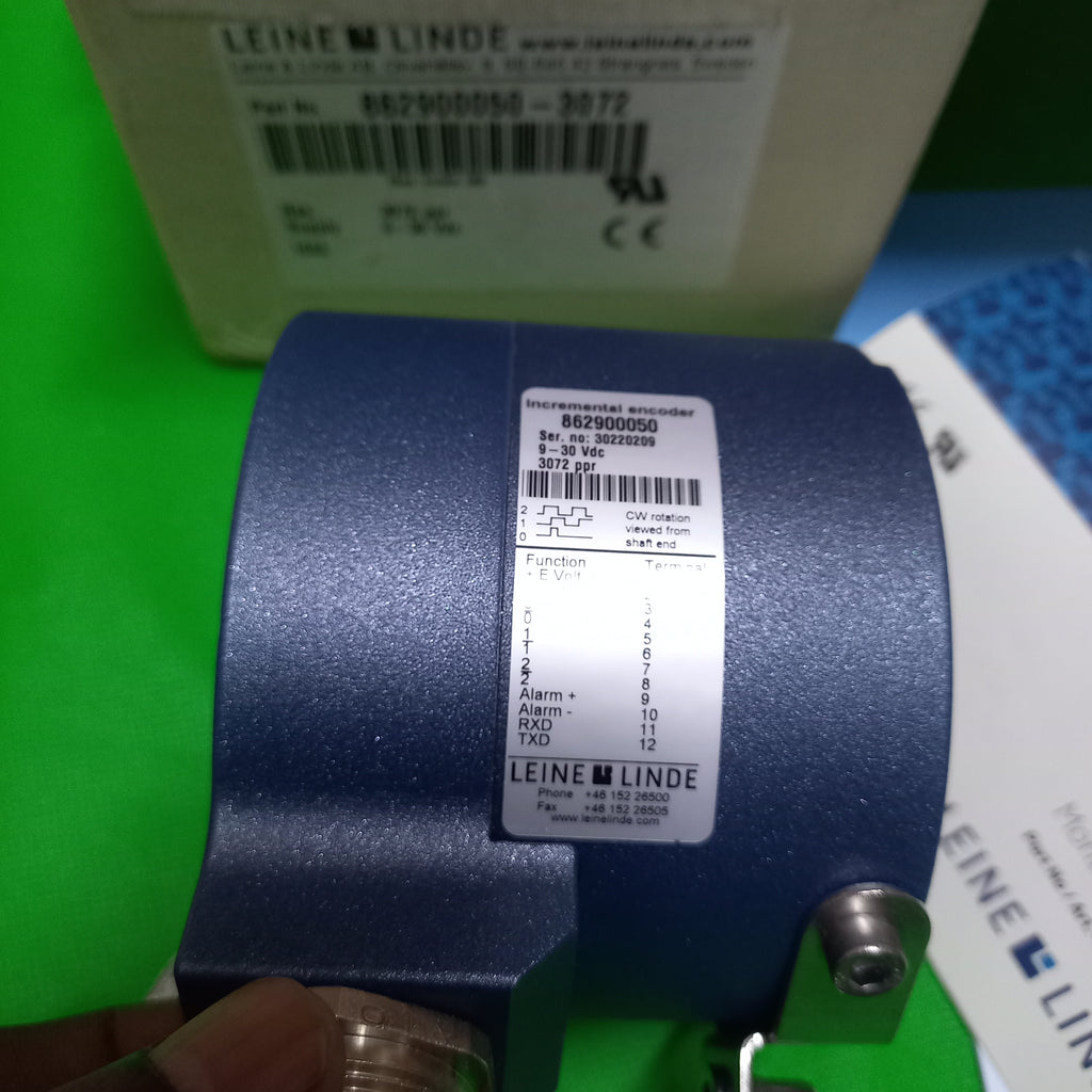 Leine Linde  Encoder| 862 Series | HCHTL interface| 3072 PPR | Hollow Dia 16mm | 8-30 VDC |