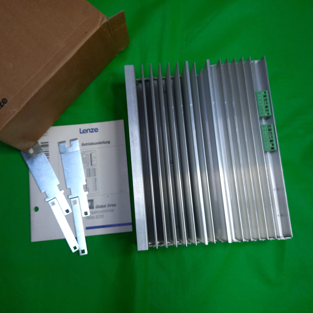 Rear heat sink side of Lenze Type 33.8203_E;  