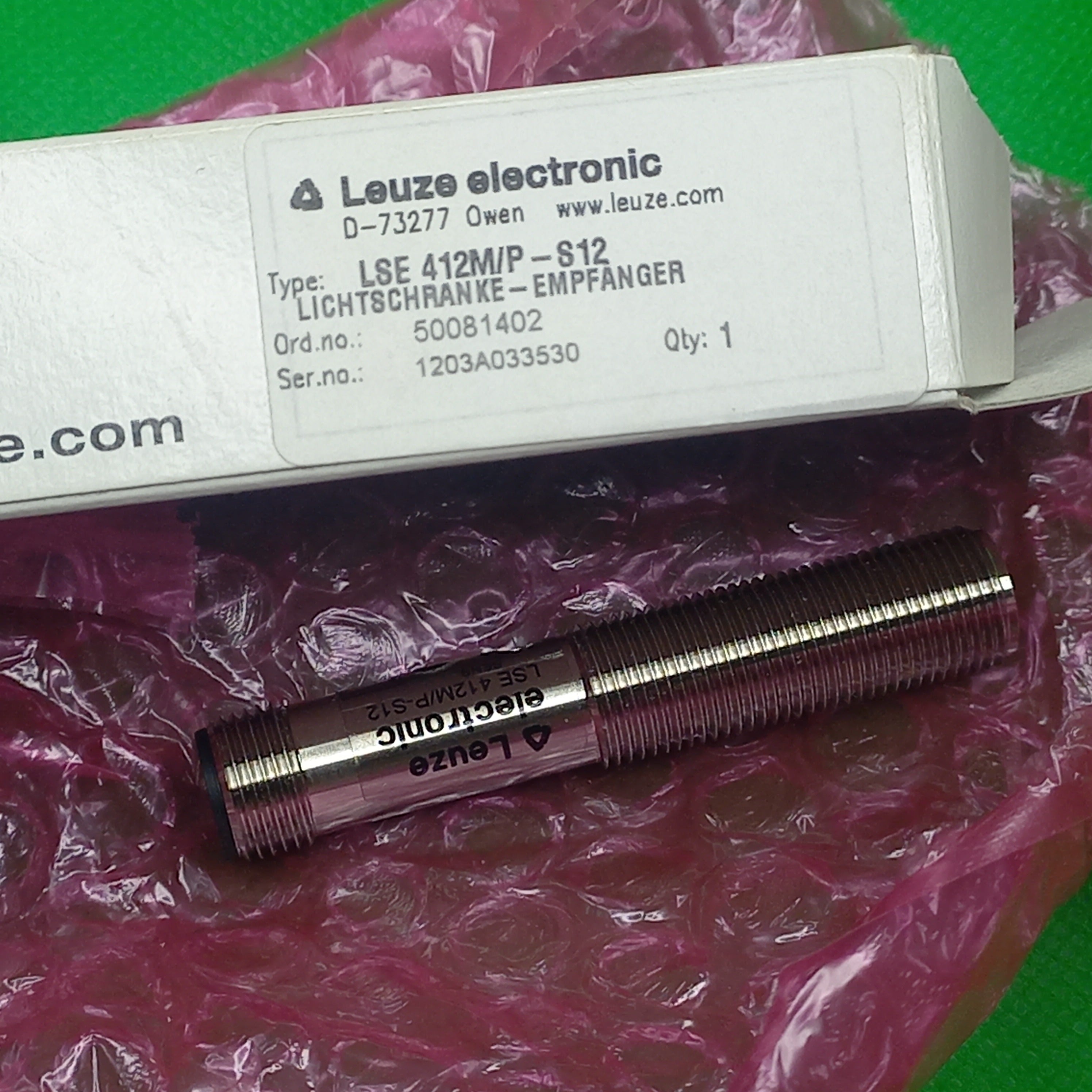 empfanger LSE 412M/P-S12 (50081402) photo and box contents