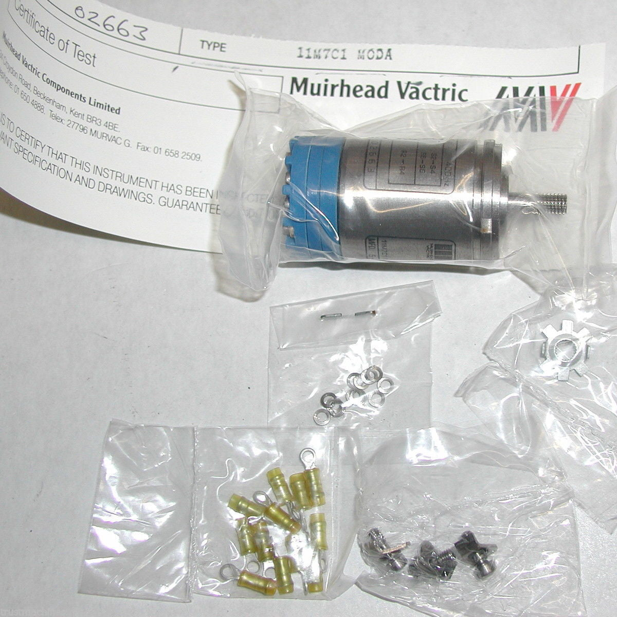 Muirhead Vactric Size 11 Resolver(COMPENSATED) 11M7C1 MODA, 5990-98-S58--9002