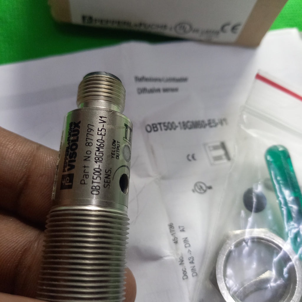 Pepperl sensor visolux OBT50018GM60-E5-V1, Part No. 087797_
