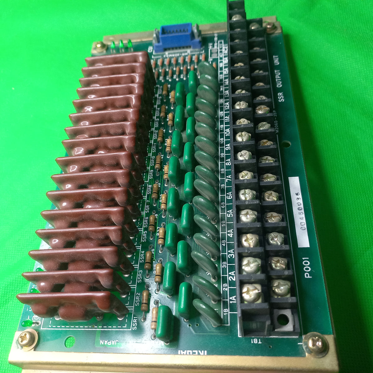 Fanuc Ikegai TU lathe cnc P001 , P01 , P001 00450036 Ikegai SSR OUtput Board TU25 CNC Fanuc 10T