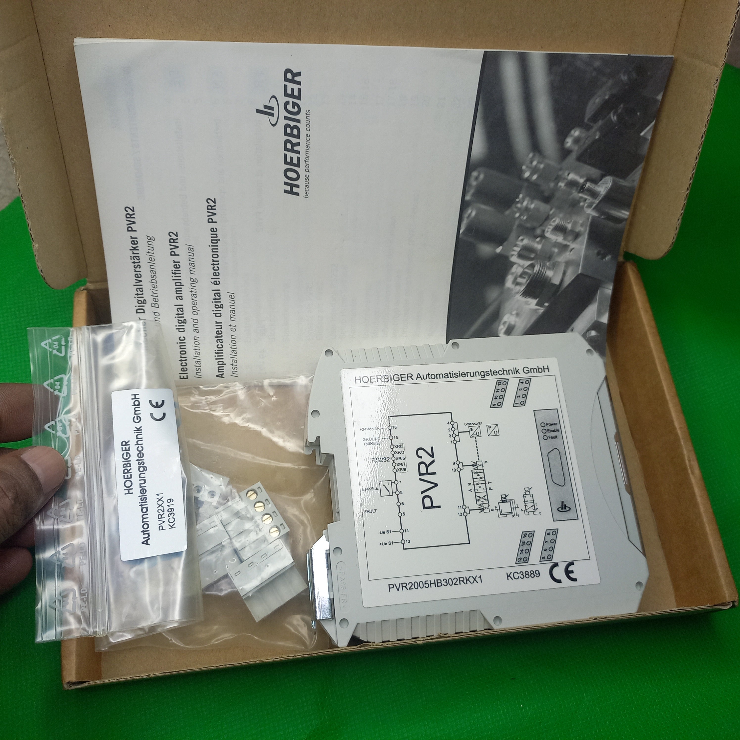 Hoerbiger amplifier inside original box PVR-2 KC 3889;PVR200 5HB302RKX1