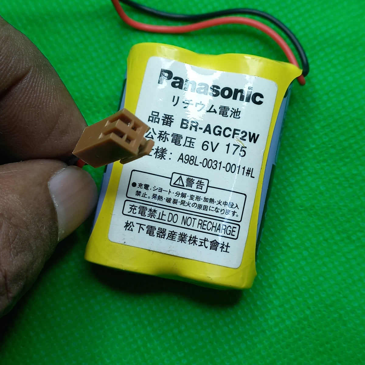 BR-AGCF2W 6V 2.2Ah PLC Battery For FANUC A98L-0031-0011 CNC Machine BRAGCF2W