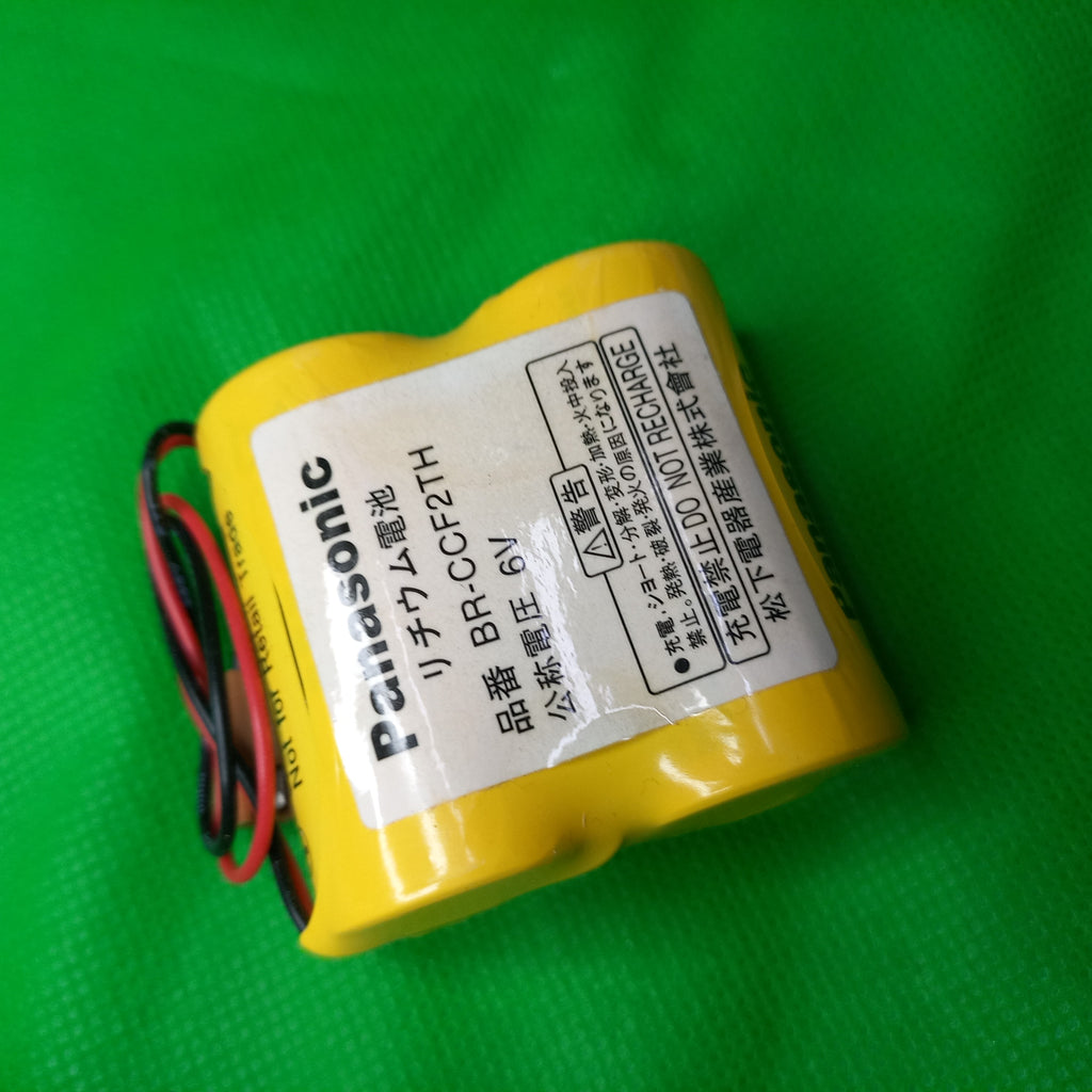 Panasonic BRCCF2TH for Fanuc | BR-CC2FTH built with 2xBR-C Batteries with Connector