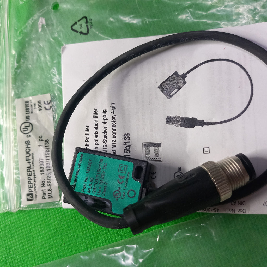 datasheet, Manual, and sensor Pepperl Fuchs 183307; ML8-55/25/103/115b/138