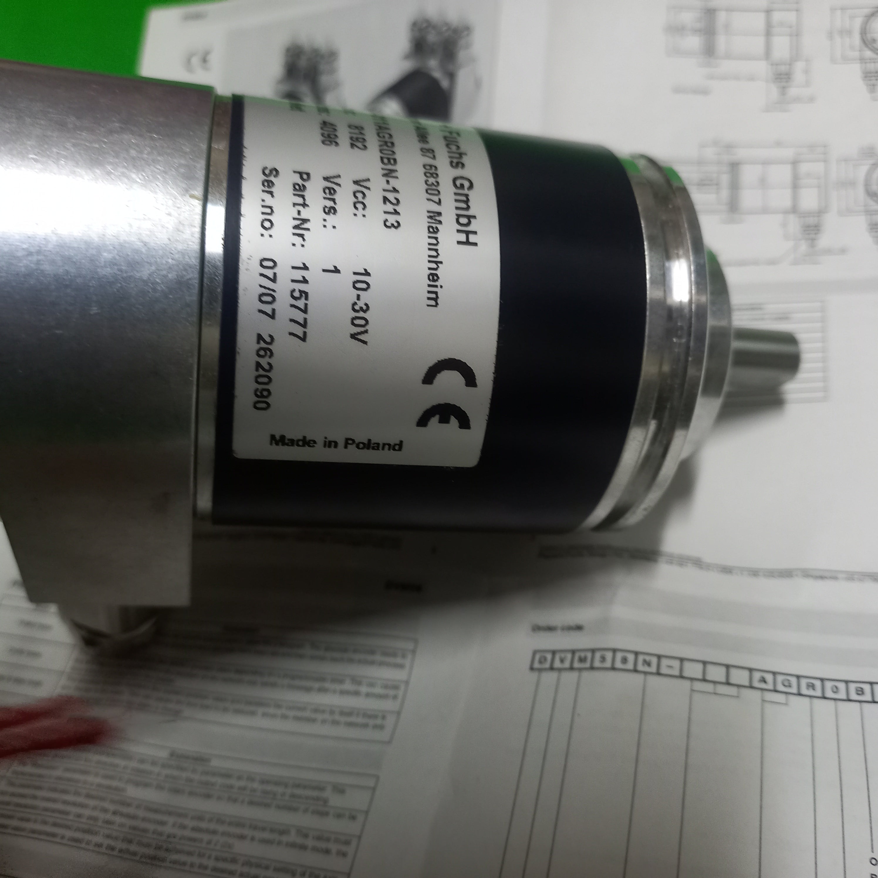 Pepperl + Fuchs MultiTurn DeviceNet | Binary  8192x4096 | DVM58N-011AGR0BN-1213