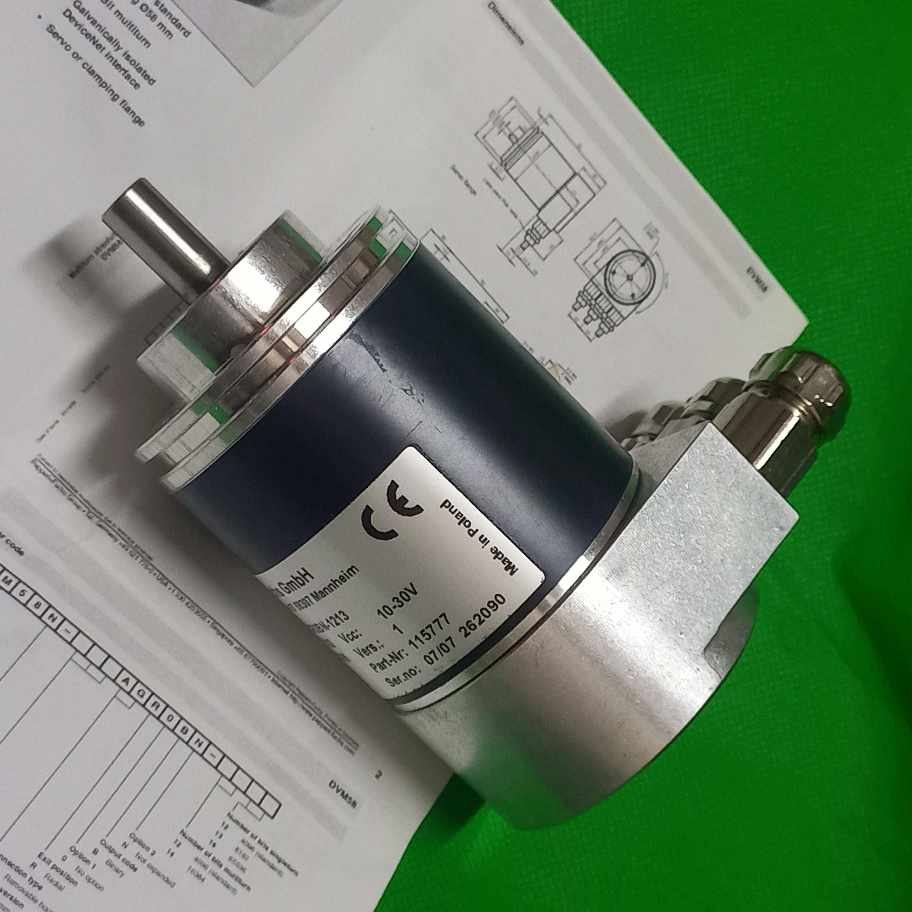 Pepperl + Fuchs MultiTurn DeviceNet | Binary  8192x4096 | DVM58N-011AGR0BN-1213