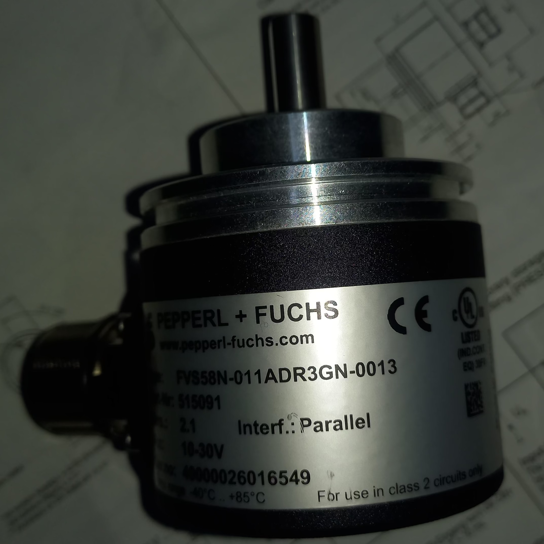 Pepperl Fuchs 515091 | 13 bit ST | FVS58N-011ADR3GN-0013, Parallel Gray, LATCH input