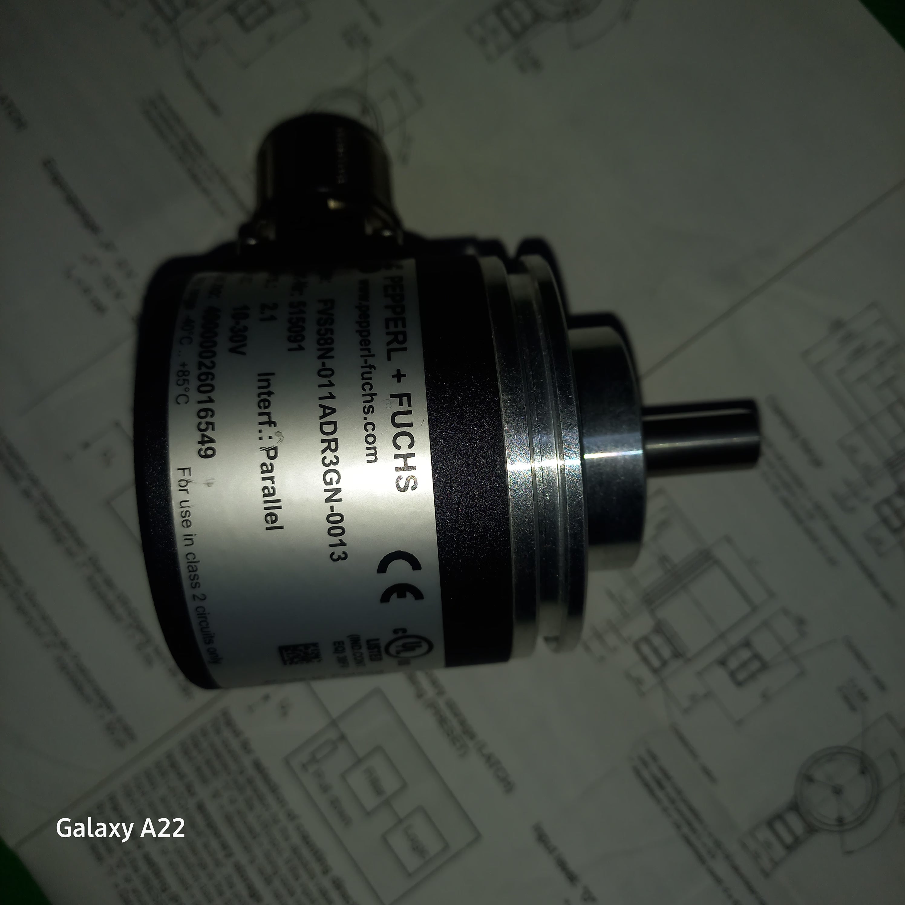 Pepperl Fuchs 515091 | 13 bit ST | FVS58N-011ADR3GN-0013, Parallel Gray, LATCH input