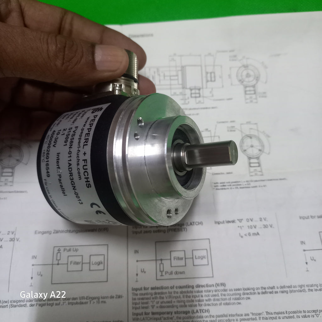 Pepperl Fuchs 515091 | 13 bit ST | FVS58N-011ADR3GN-0013, Parallel Gray, LATCH input