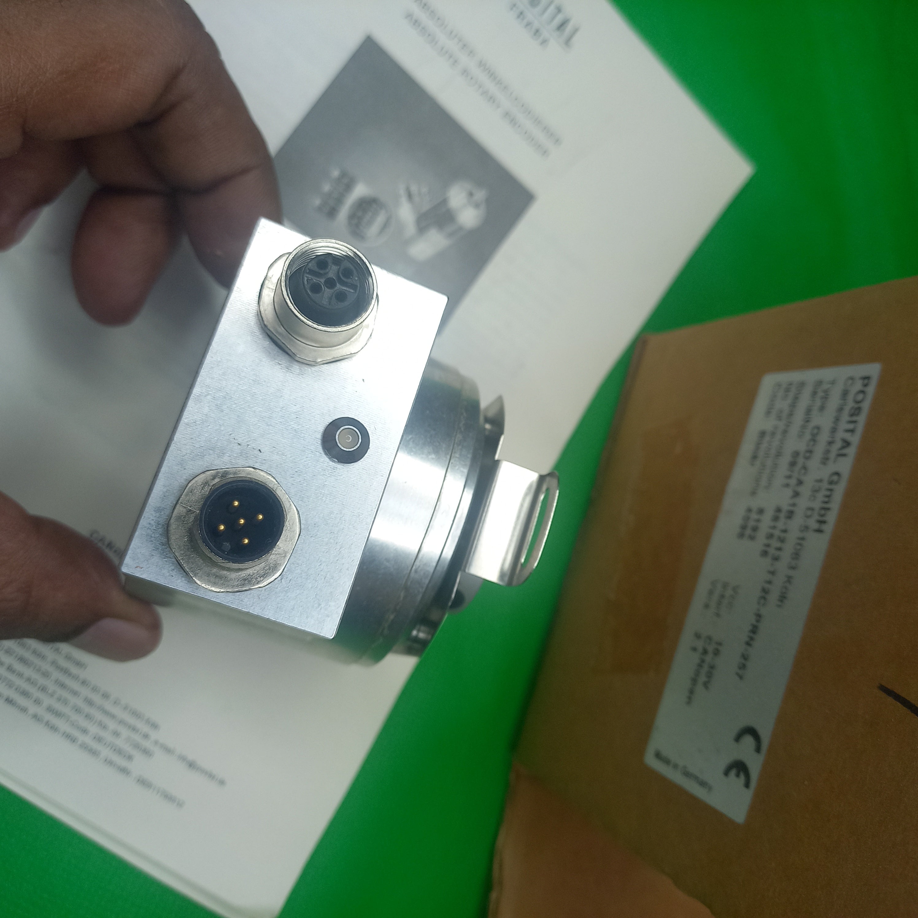 Posital Absolute Encoder OCD-CAA1B-1213 Hollow 12mm, 4096STx8192MT, Multiturn OCDCAA1B1213