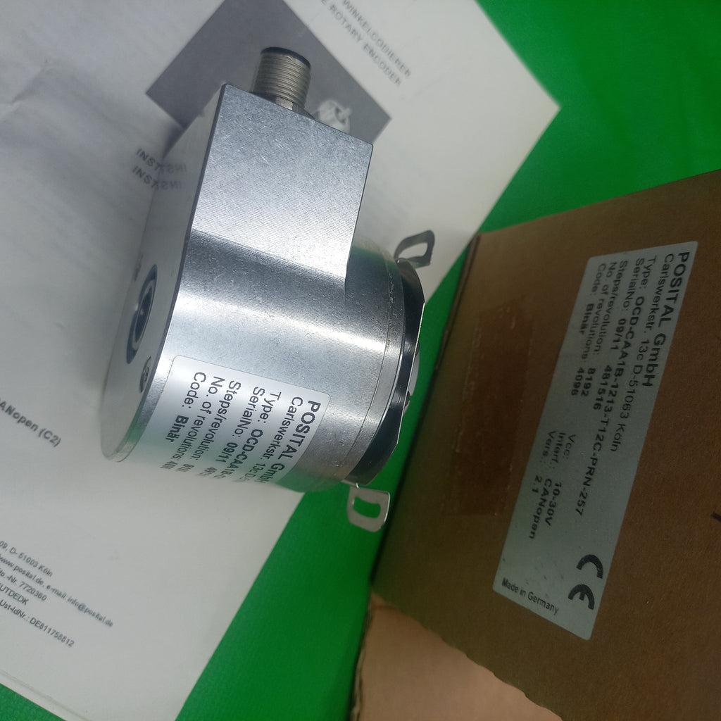 Posital Absolute Encoder OCD-CAA1B-1213 Hollow 12mm, 4096STx8192MT, Multiturn OCDCAA1B1213