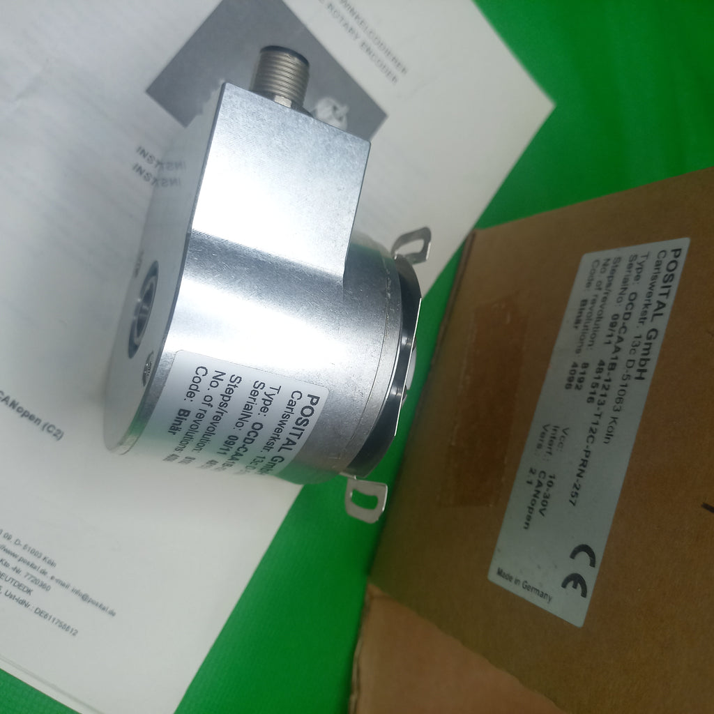 Posital Absolute Encoder OCD-CAA1B-1213 Hollow 12mm, 4096STx8192MT, Multiturn OCDCAA1B1213