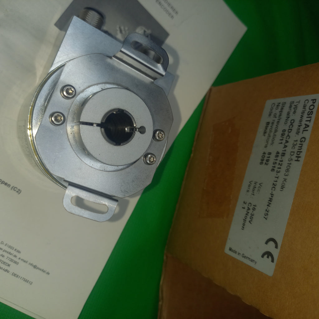 Posital Absolute Encoder OCD-CAA1B-1213 Hollow 12mm, 4096STx8192MT, Multiturn OCDCAA1B1213