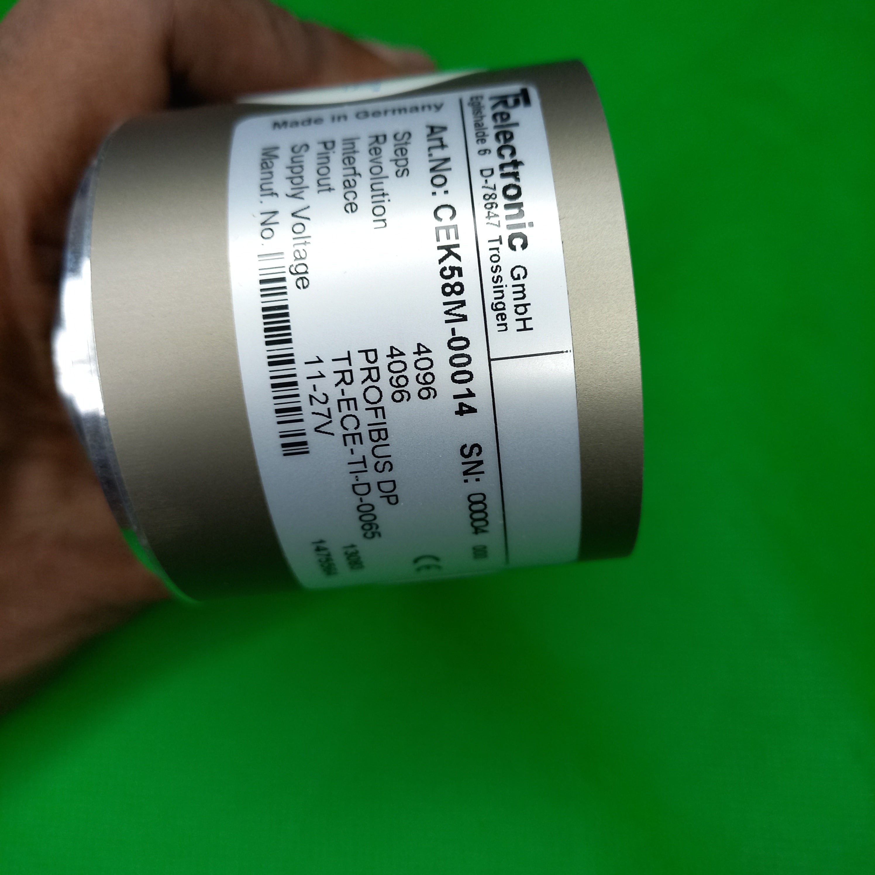 TR Electronic  Wire Rope Encoder CEK-58M Profibus CEK58M-00014 Profibus 4096x4096
